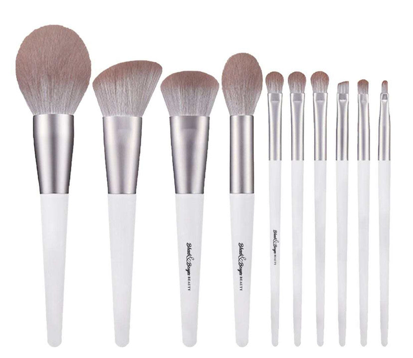 10 pc synthetic brush set